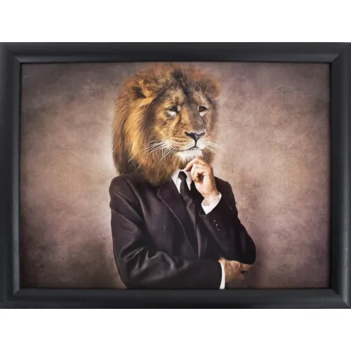 Kniedienblad met kussen eronder Laptray schootkussen Mr. Leeuw